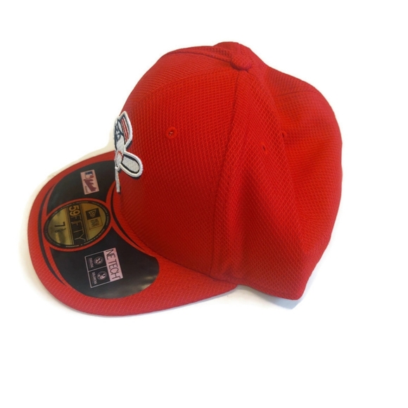 59Fifty New Era Size 7 3/8 Cincinnati Reds Fitted Hat Performance Cap - Picture 5 of 6